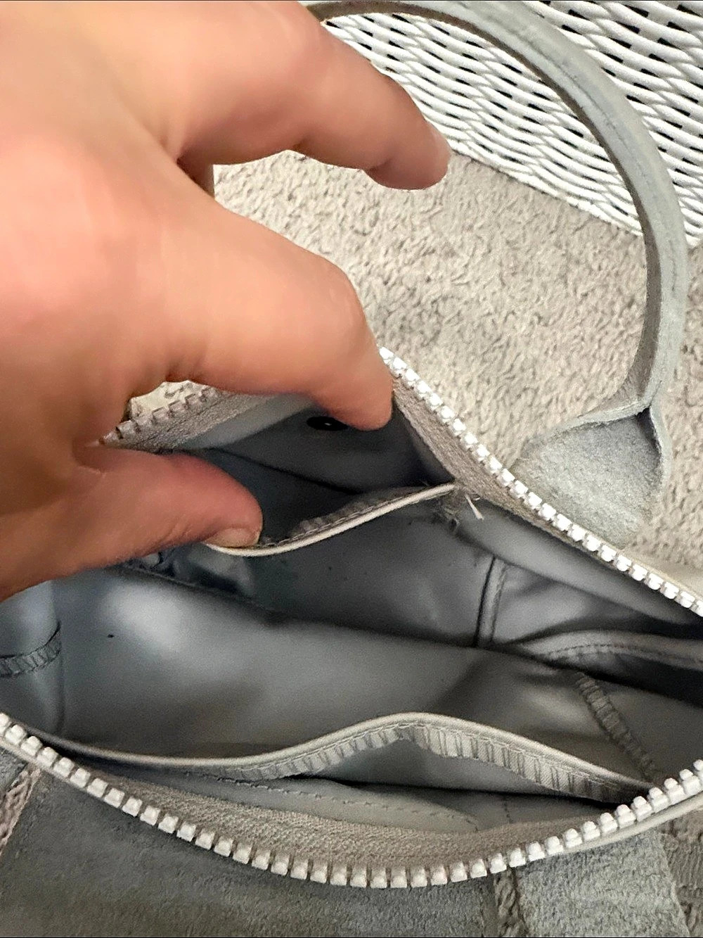 Longchamp Extra Small Le Pliage Crossbody Bag on Silver